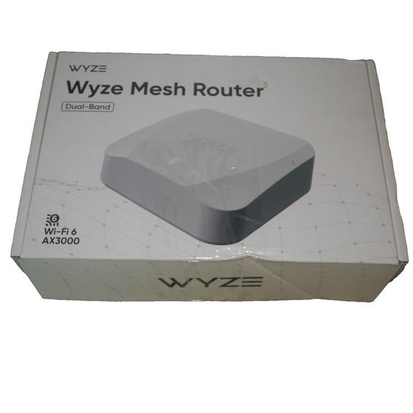 Wyze Other - New Wyze AX3000 Dual-Band Wi-Fi 6 Mesh Router White OPEN BOX No Ethernet Cable